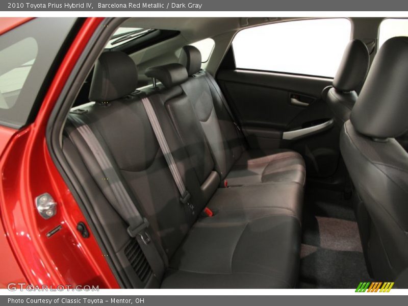Barcelona Red Metallic / Dark Gray 2010 Toyota Prius Hybrid IV