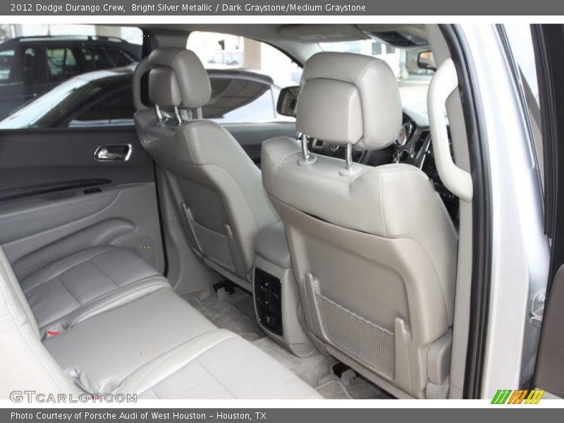 Bright Silver Metallic / Dark Graystone/Medium Graystone 2012 Dodge Durango Crew