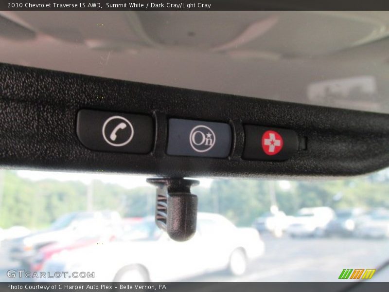 Summit White / Dark Gray/Light Gray 2010 Chevrolet Traverse LS AWD