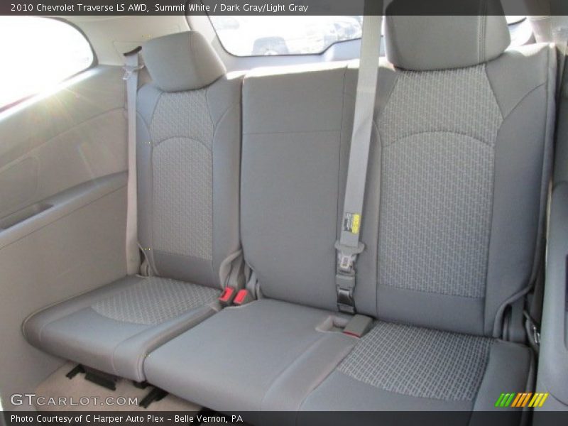 Summit White / Dark Gray/Light Gray 2010 Chevrolet Traverse LS AWD