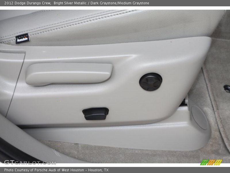 Bright Silver Metallic / Dark Graystone/Medium Graystone 2012 Dodge Durango Crew