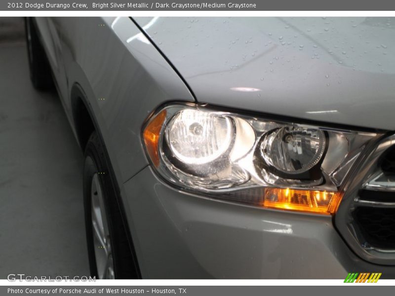 Bright Silver Metallic / Dark Graystone/Medium Graystone 2012 Dodge Durango Crew