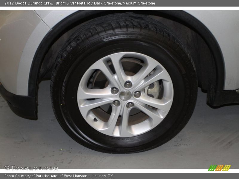 Bright Silver Metallic / Dark Graystone/Medium Graystone 2012 Dodge Durango Crew