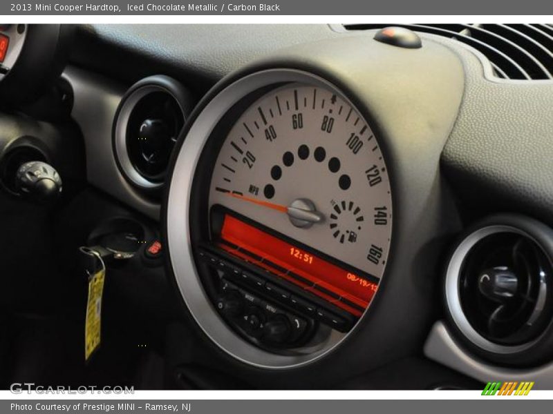 Iced Chocolate Metallic / Carbon Black 2013 Mini Cooper Hardtop