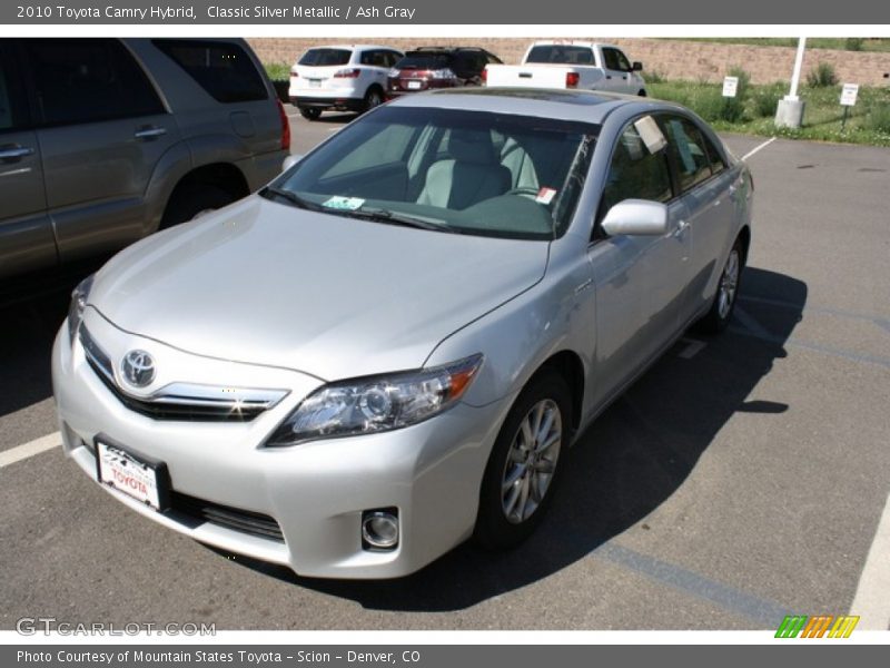 Classic Silver Metallic / Ash Gray 2010 Toyota Camry Hybrid