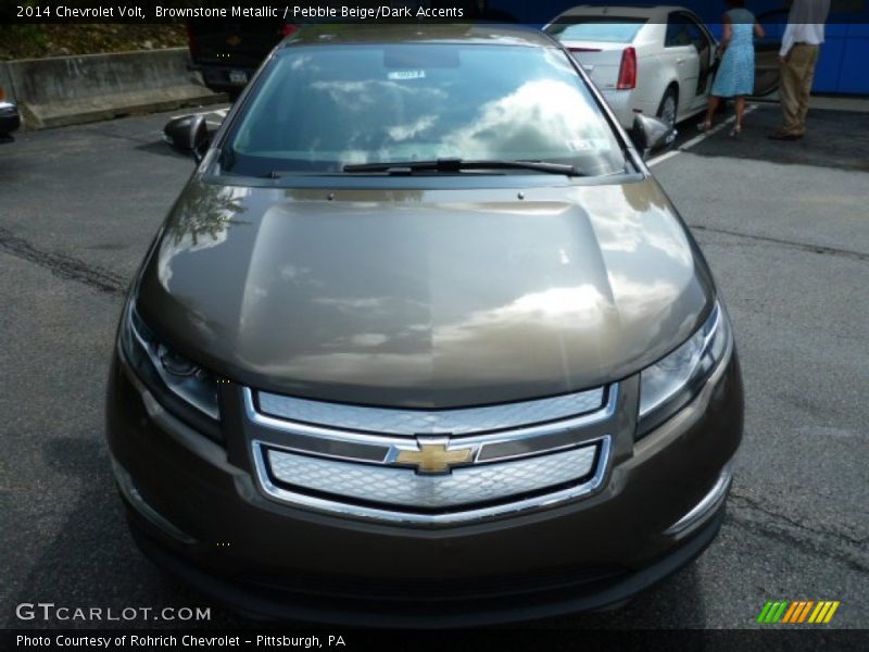 Brownstone Metallic / Pebble Beige/Dark Accents 2014 Chevrolet Volt