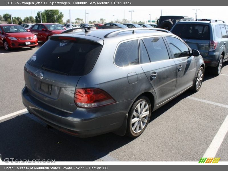 Platinum Grey Metallic / Titan Black 2010 Volkswagen Jetta TDI SportWagen
