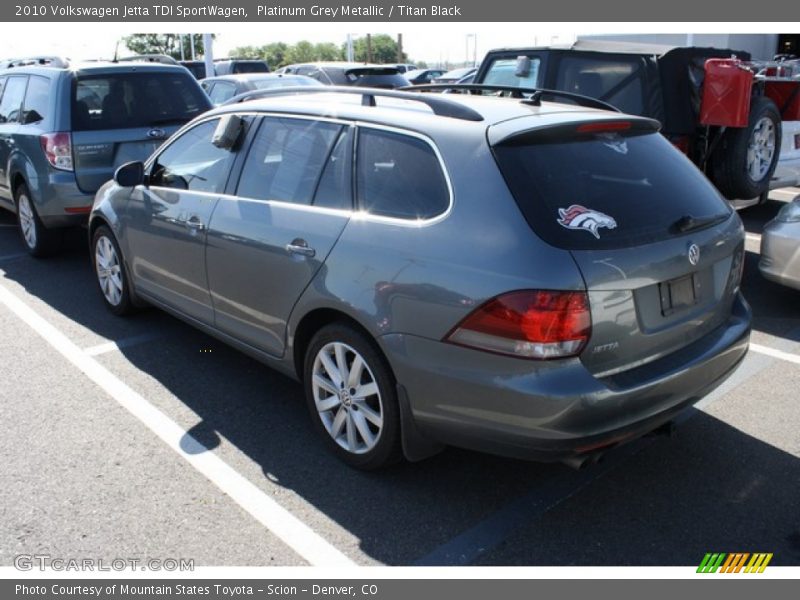 Platinum Grey Metallic / Titan Black 2010 Volkswagen Jetta TDI SportWagen
