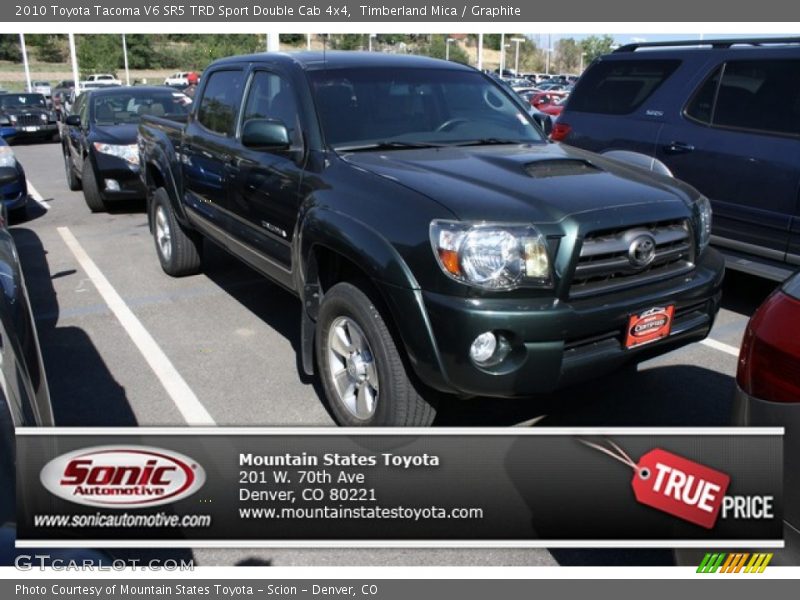 Timberland Mica / Graphite 2010 Toyota Tacoma V6 SR5 TRD Sport Double Cab 4x4