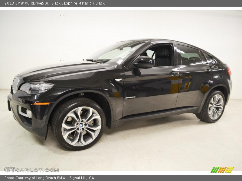 Black Sapphire Metallic / Black 2013 BMW X6 xDrive50i