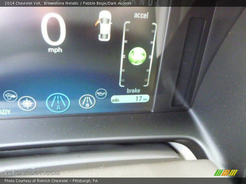 Brownstone Metallic / Pebble Beige/Dark Accents 2014 Chevrolet Volt