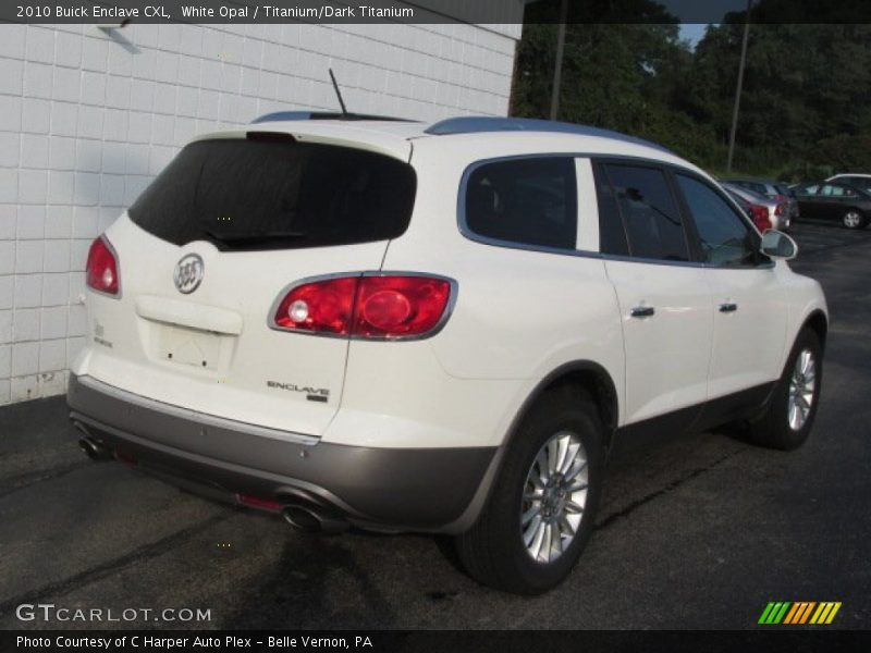White Opal / Titanium/Dark Titanium 2010 Buick Enclave CXL