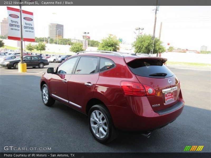 Cayenne Red / Black 2012 Nissan Rogue SL
