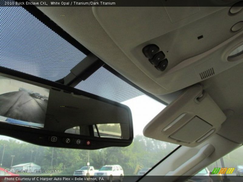 White Opal / Titanium/Dark Titanium 2010 Buick Enclave CXL