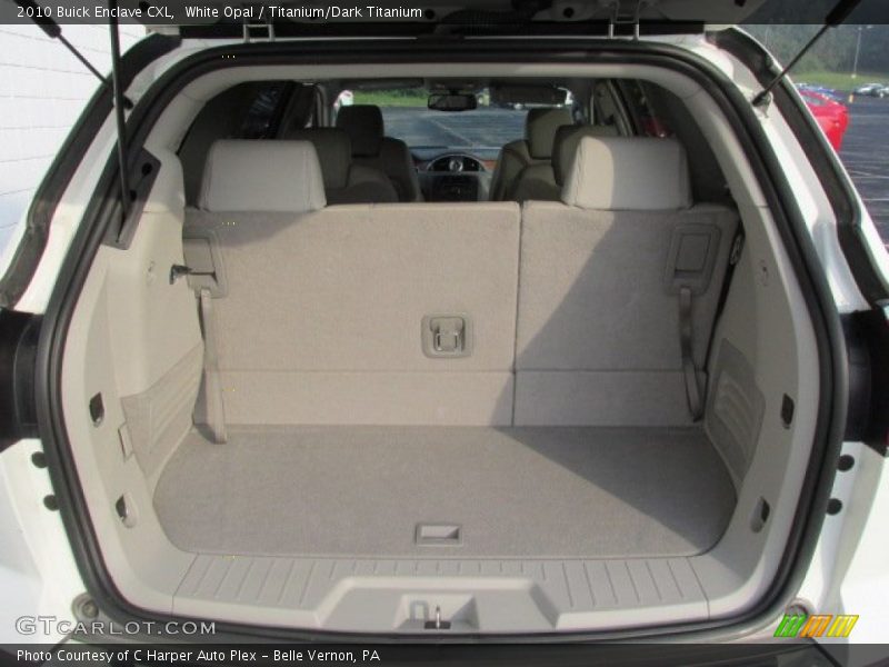 White Opal / Titanium/Dark Titanium 2010 Buick Enclave CXL