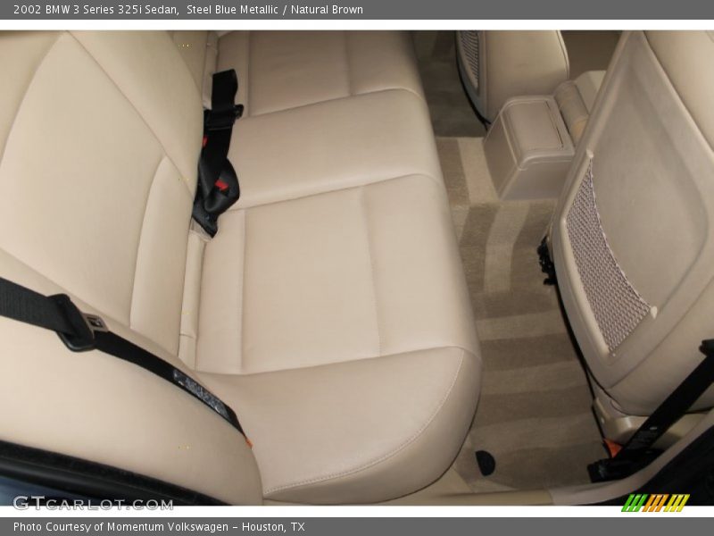 Steel Blue Metallic / Natural Brown 2002 BMW 3 Series 325i Sedan