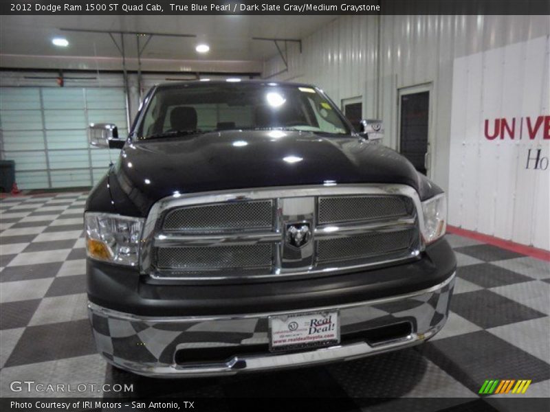 True Blue Pearl / Dark Slate Gray/Medium Graystone 2012 Dodge Ram 1500 ST Quad Cab