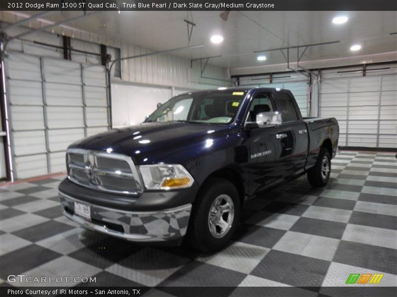 True Blue Pearl / Dark Slate Gray/Medium Graystone 2012 Dodge Ram 1500 ST Quad Cab