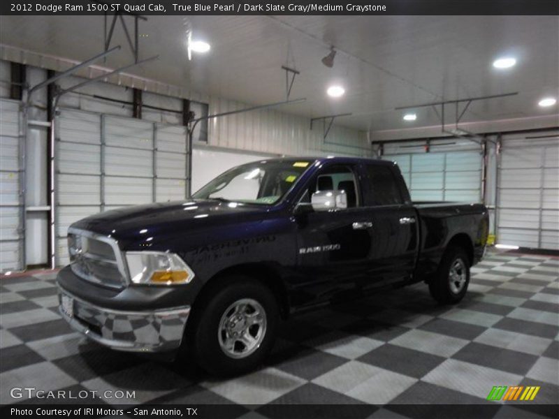 True Blue Pearl / Dark Slate Gray/Medium Graystone 2012 Dodge Ram 1500 ST Quad Cab