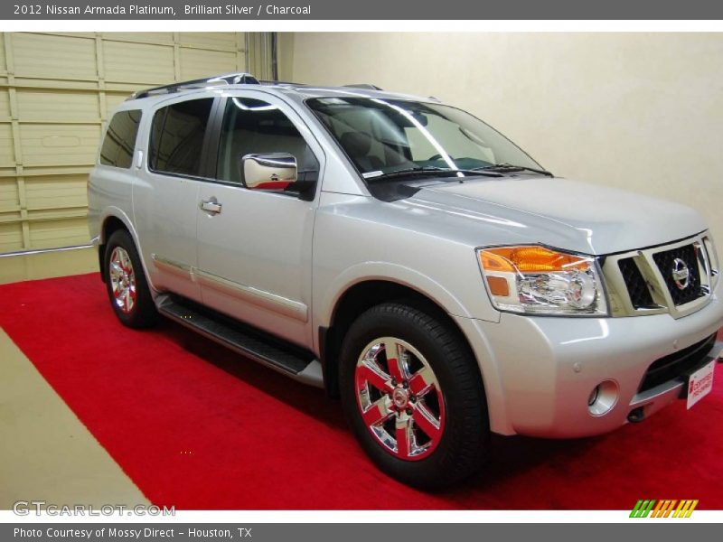 Brilliant Silver / Charcoal 2012 Nissan Armada Platinum