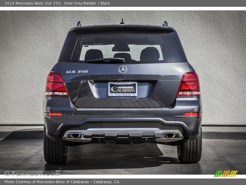 Steel Grey Metallic / Black 2014 Mercedes-Benz GLK 350