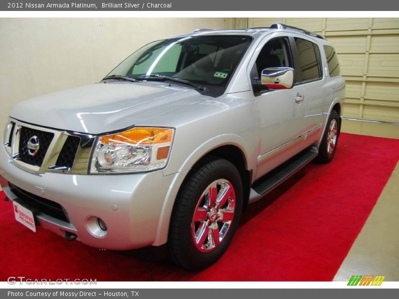 Brilliant Silver / Charcoal 2012 Nissan Armada Platinum