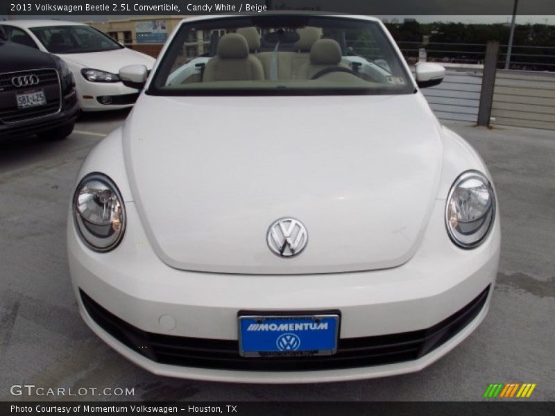 Candy White / Beige 2013 Volkswagen Beetle 2.5L Convertible