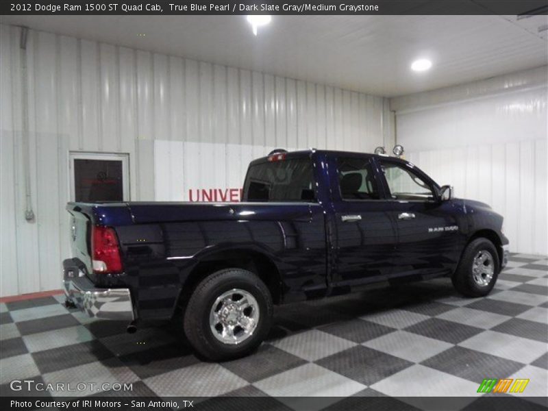 True Blue Pearl / Dark Slate Gray/Medium Graystone 2012 Dodge Ram 1500 ST Quad Cab