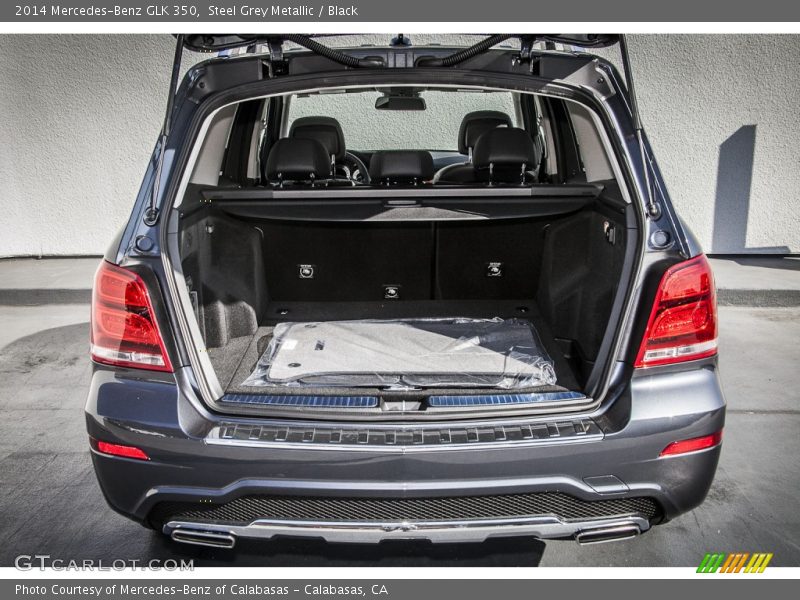 Steel Grey Metallic / Black 2014 Mercedes-Benz GLK 350