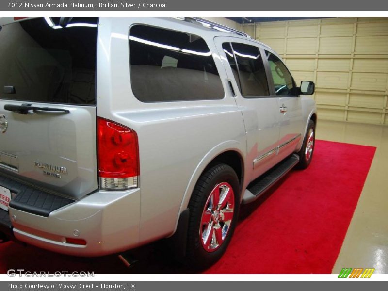 Brilliant Silver / Charcoal 2012 Nissan Armada Platinum