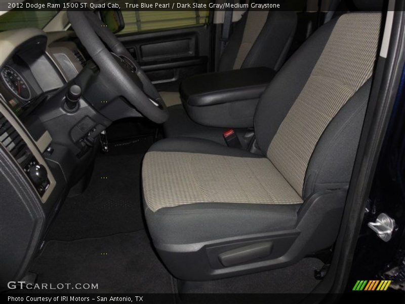 True Blue Pearl / Dark Slate Gray/Medium Graystone 2012 Dodge Ram 1500 ST Quad Cab