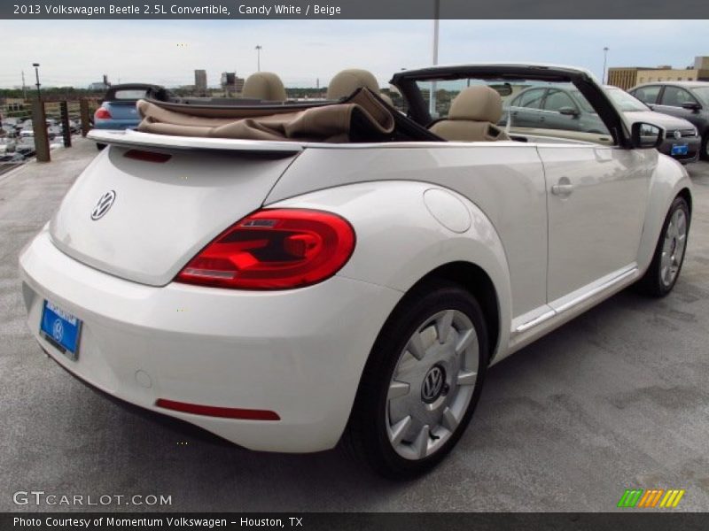 Candy White / Beige 2013 Volkswagen Beetle 2.5L Convertible