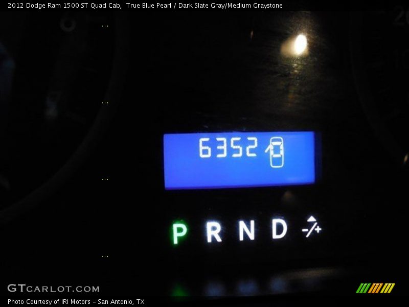 True Blue Pearl / Dark Slate Gray/Medium Graystone 2012 Dodge Ram 1500 ST Quad Cab