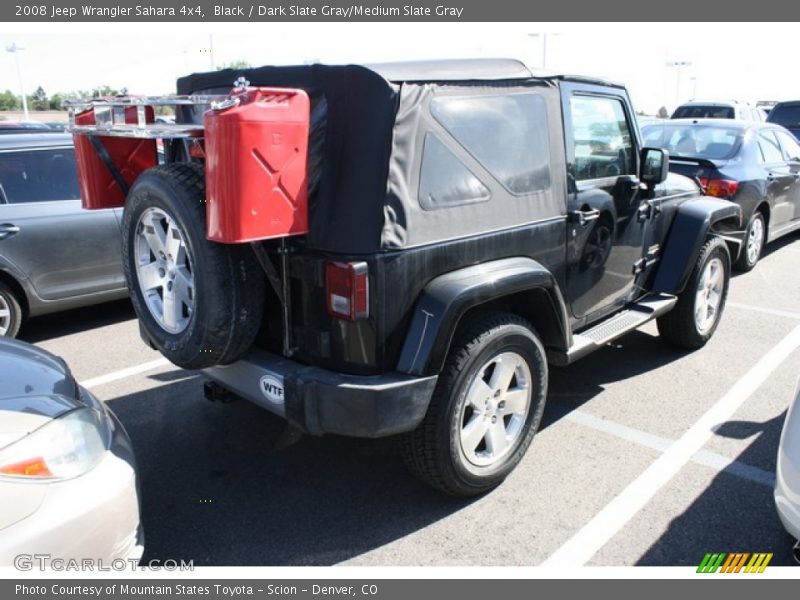 Black / Dark Slate Gray/Medium Slate Gray 2008 Jeep Wrangler Sahara 4x4
