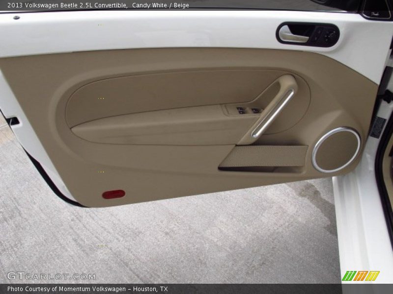 Candy White / Beige 2013 Volkswagen Beetle 2.5L Convertible
