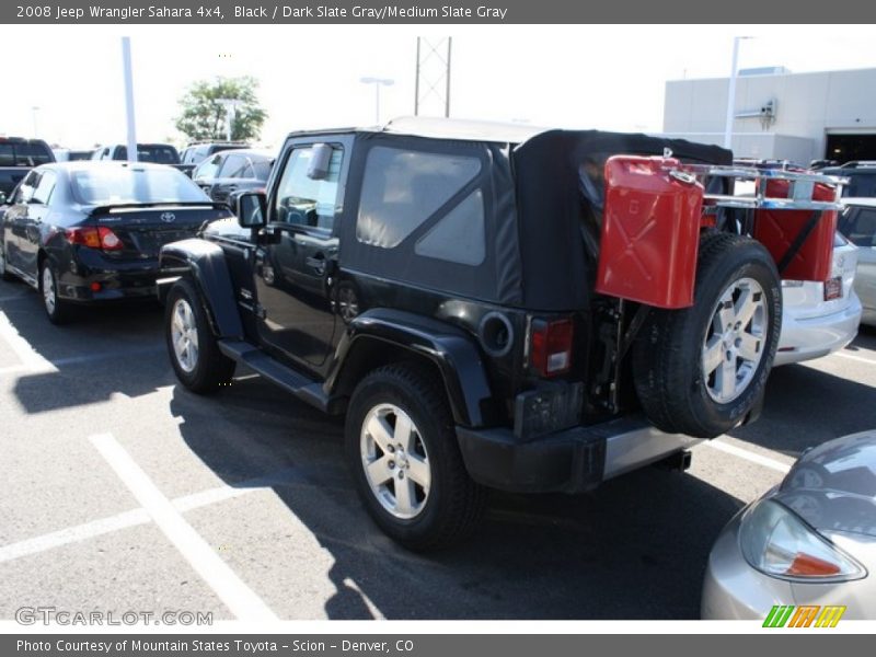 Black / Dark Slate Gray/Medium Slate Gray 2008 Jeep Wrangler Sahara 4x4