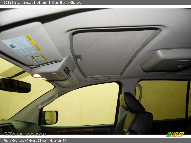 Brilliant Silver / Charcoal 2012 Nissan Armada Platinum
