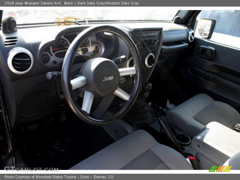 Black / Dark Slate Gray/Medium Slate Gray 2008 Jeep Wrangler Sahara 4x4