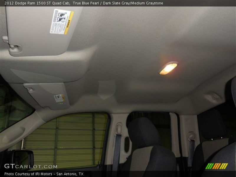 True Blue Pearl / Dark Slate Gray/Medium Graystone 2012 Dodge Ram 1500 ST Quad Cab