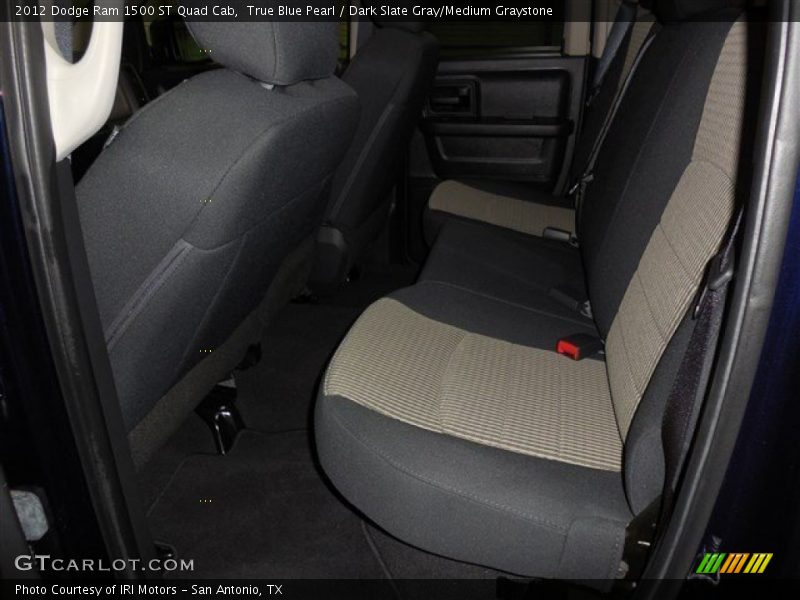 True Blue Pearl / Dark Slate Gray/Medium Graystone 2012 Dodge Ram 1500 ST Quad Cab
