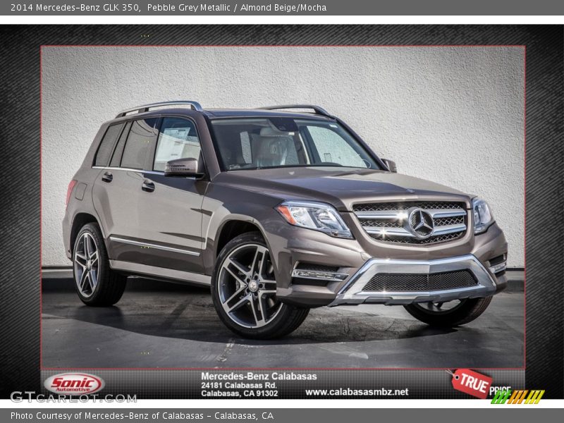 Pebble Grey Metallic / Almond Beige/Mocha 2014 Mercedes-Benz GLK 350