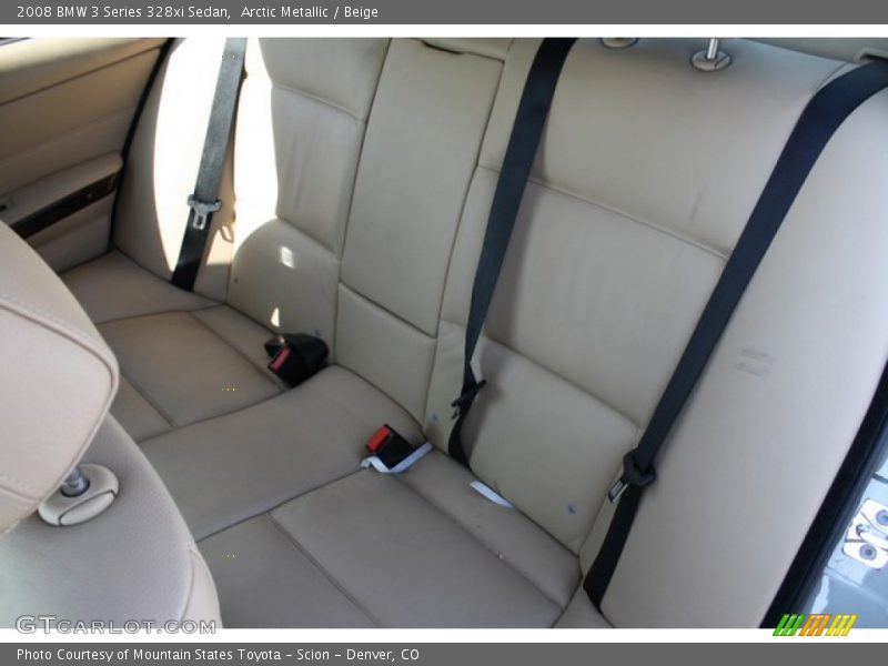 Arctic Metallic / Beige 2008 BMW 3 Series 328xi Sedan