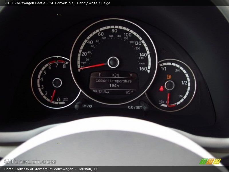 Candy White / Beige 2013 Volkswagen Beetle 2.5L Convertible
