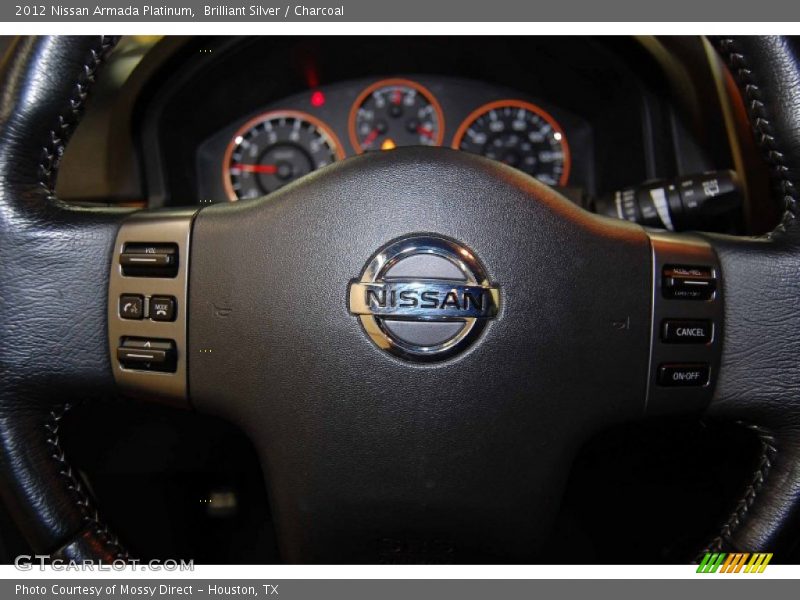 Brilliant Silver / Charcoal 2012 Nissan Armada Platinum