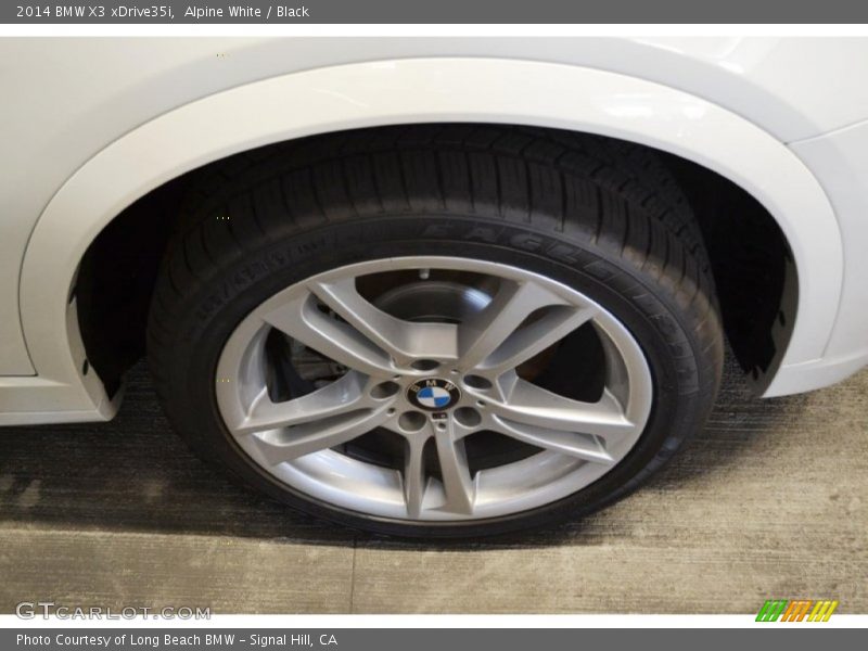 Alpine White / Black 2014 BMW X3 xDrive35i