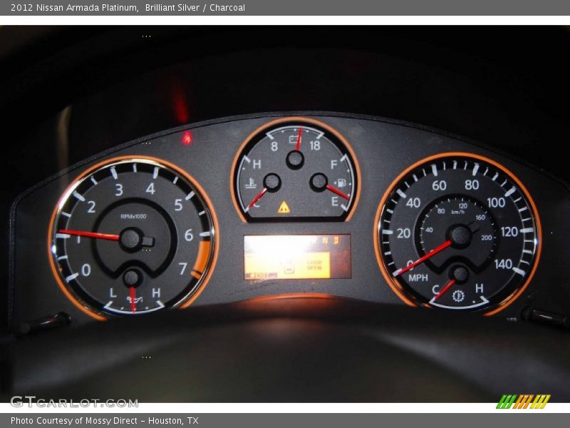 Brilliant Silver / Charcoal 2012 Nissan Armada Platinum