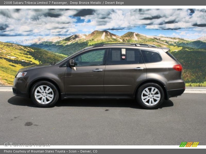 Deep Bronze Metallic / Desert Beige 2008 Subaru Tribeca Limited 7 Passenger