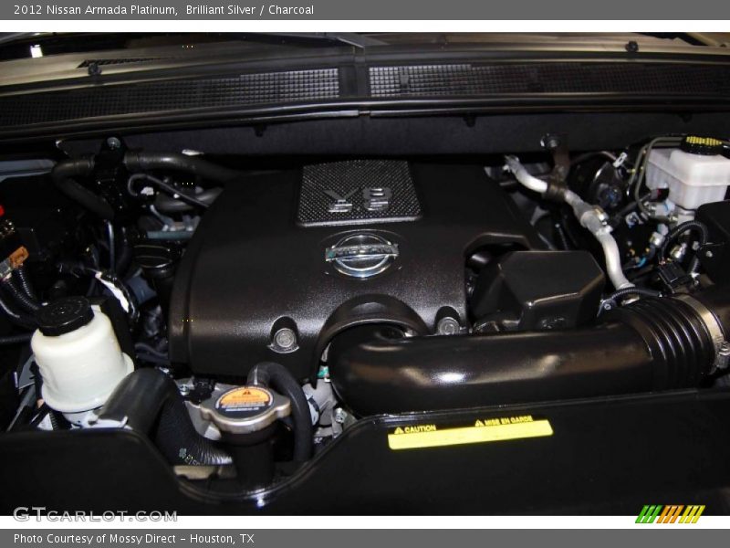 Brilliant Silver / Charcoal 2012 Nissan Armada Platinum