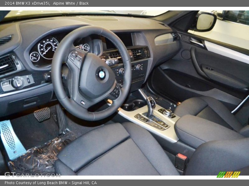 Alpine White / Black 2014 BMW X3 xDrive35i