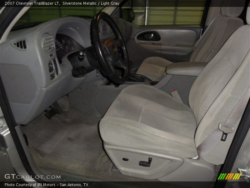 Silverstone Metallic / Light Gray 2007 Chevrolet TrailBlazer LT